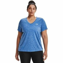 Plus Size Under Armour Tech V-Neck Twist Tee Hushed Pink 33 Plus Size Under Armour Tech V-Neck Twist Tee Hushed Pink -Under Armour SHOP unnamed file 5725
