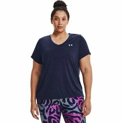 Plus Size Under Armour Tech V-Neck Twist Tee Hushed Pink 34 Plus Size Under Armour Tech V-Neck Twist Tee Hushed Pink -Under Armour SHOP unnamed file 5726
