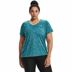Plus Size Under Armour Tech V-Neck Twist Tee Hushed Pink 36 Plus Size Under Armour Tech V-Neck Twist Tee Hushed Pink -Under Armour SHOP unnamed file 5728