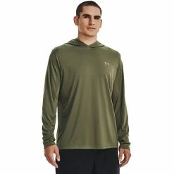 Men's Under Armour Drift Tide UA Tech™ Knit Performance Hoodie Victory Blue -Under Armour SHOP unnamed file 5777
