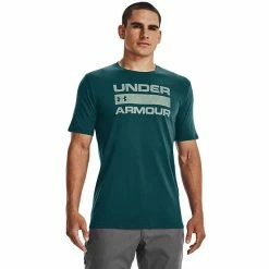Men's Under Armour Stacked Logo Tee Tourmaline Teal -Under Armour SHOP unnamed file 5820