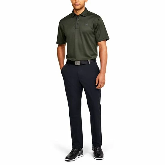 Men's Under Armour Tech Moisture-Wicking Golf Pants Khaki Base 4 Men's Under Armour Tech Moisture-Wicking Golf Pants Khaki Base - Image 4