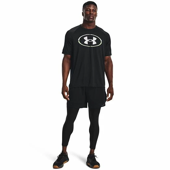 Men's Under Armour Tech 2.0 Lock Up Tee Versa Blue 3 Men's Under Armour Tech 2.0 Lock Up Tee Versa Blue - Image 3