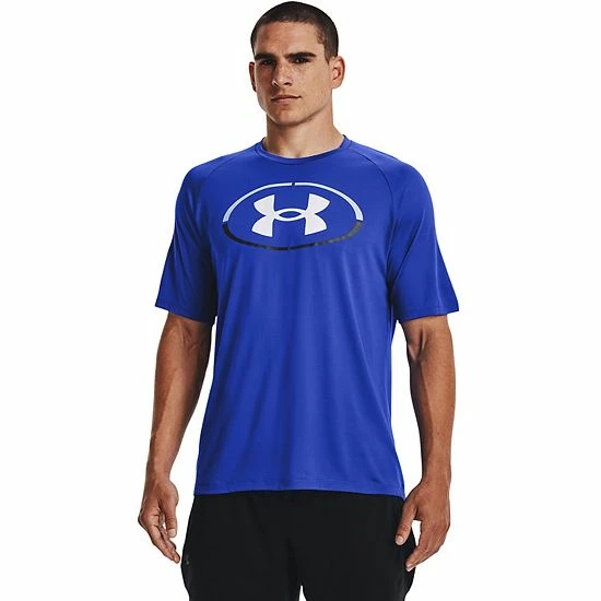 Men's Under Armour Tech 2.0 Lock Up Tee Versa Blue 7 Men's Under Armour Tech 2.0 Lock Up Tee Versa Blue - Image 7