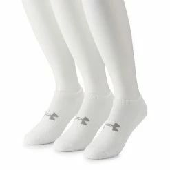Men's Under Armour 3-pack No-Show Training Socks Red