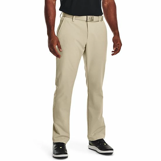 Men's Under Armour Tech Moisture-Wicking Golf Pants Khaki Base 6 Men's Under Armour Tech Moisture-Wicking Golf Pants Khaki Base - Image 6