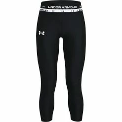 Girls 7-16 Under Armour HeatGear® Cropped Leggings Cerise