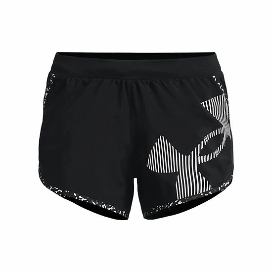 Women's Under Armour Fly-By 2.0 Logo Graphic Shorts 4 Women's Under Armour Fly-By 2.0 Logo Graphic Shorts - Image 4