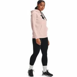Women's Under Armour Rival Fleece Logo Hoodie Steel Medium Heather -Under Armour SHOP unnamed file 595