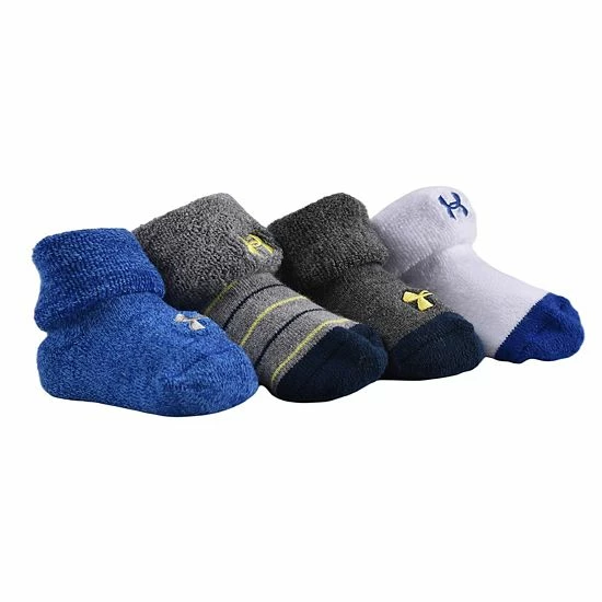 Baby Boy Under Armour 4-Pack Baseball Booties Royal Blue 5 Baby Boy Under Armour 4-Pack Baseball Booties Royal Blue - Image 5