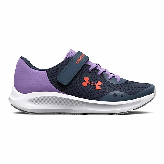 Under Armour Pursuit 3 AC Pre-School Kids' Shoes Blue Navy White 10 Under Armour Pursuit 3 AC Pre-School Kids' Shoes Blue Navy White - Image 10