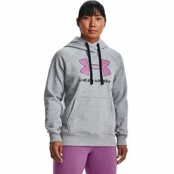 Women's Under Armour Rival Fleece Logo Hoodie Steel Medium Heather -Under Armour SHOP unnamed file 600
