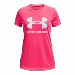 Girls 7-16 Under Armour Big Logo Tech Tee Black Purple 21 Girls 7-16 Under Armour Big Logo Tech Tee Black Purple -Under Armour SHOP unnamed file 6071