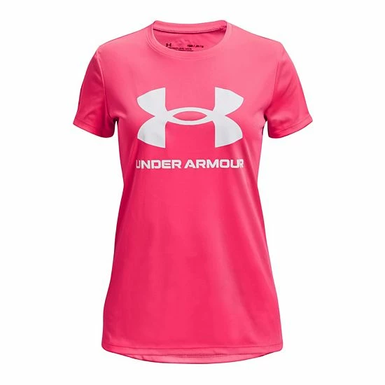 Girls 7-16 Under Armour Big Logo Tech Tee Black Purple 11 Girls 7-16 Under Armour Big Logo Tech Tee Black Purple - Image 11