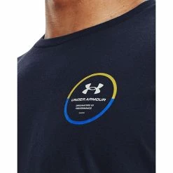Men's Under Armour Engineered Amphib Tee Midnight Navy -Under Armour SHOP unnamed file 6079