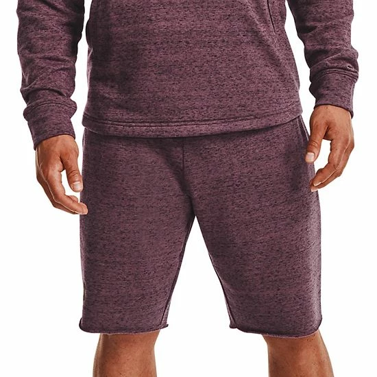 Men's Under Armour Rival French-Terry Shorts Khaki Base Heather 8 Men's Under Armour Rival French-Terry Shorts Khaki Base Heather - Image 8