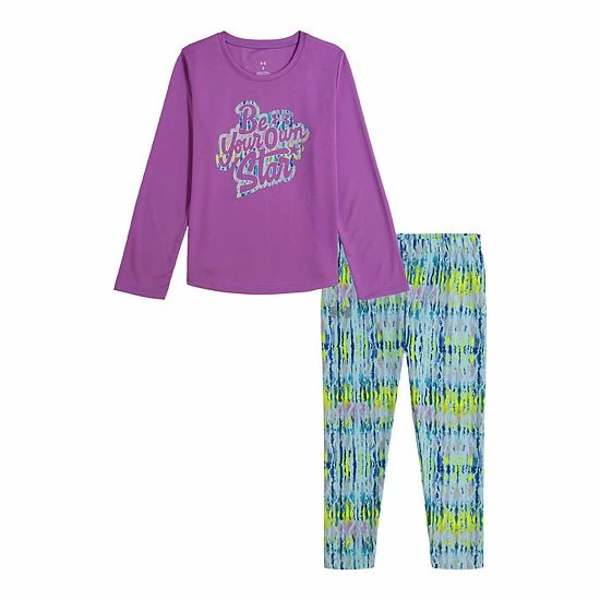 Girls 4-6x Under Armour Logo Tee & Leggings Set 1 Girls 4-6x Under Armour Logo Tee & Leggings Set