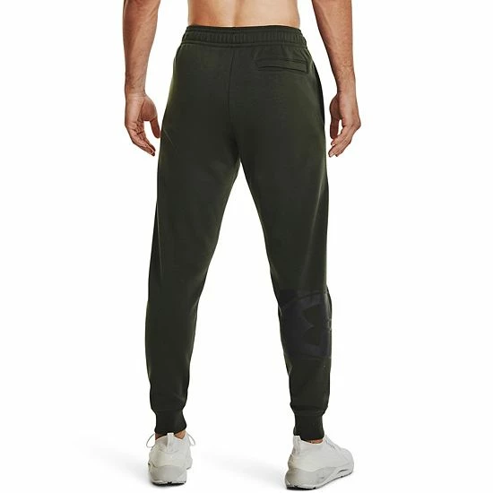 Big & Tall Under Armour Rival Fleece Joggers Baroque Green 2 Big & Tall Under Armour Rival Fleece Joggers Baroque Green - Image 2