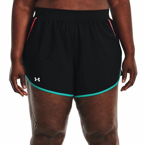 Plus Size Under Armour Fly By 2.0 Shorts Brilliance Pink 11 Plus Size Under Armour Fly By 2.0 Shorts Brilliance Pink - Image 11