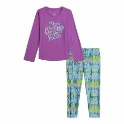 Toddler Girls Under Armour Dye Tracks Long Sleeve Tee And Leggings Set