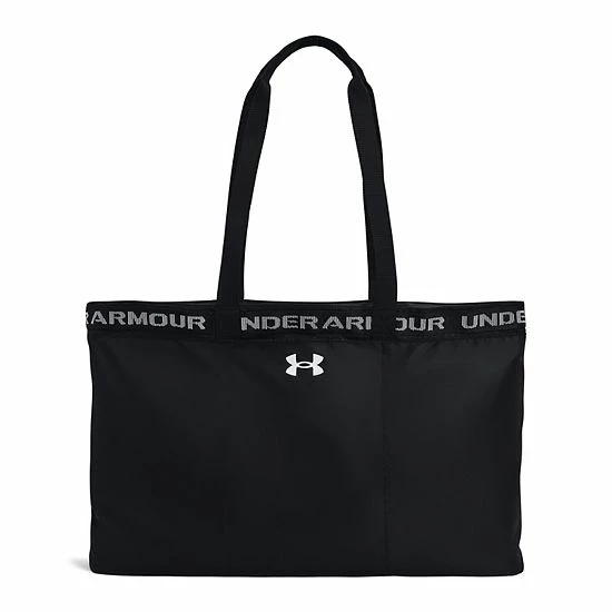 Under Armour Favorite Tote Bag Black Black White 1 Under Armour Favorite Tote Bag Black Black White