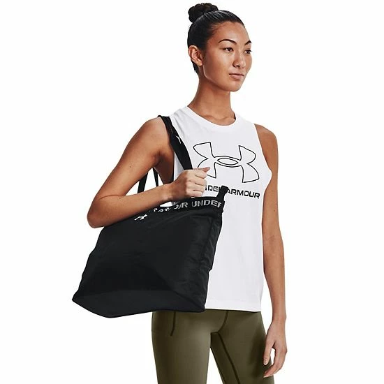 Under Armour Favorite Tote Bag Black Black White 3 Under Armour Favorite Tote Bag Black Black White - Image 3