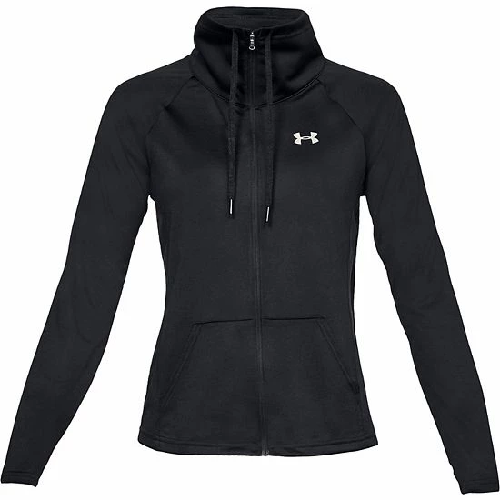 Women's Under Armour Tech™ Full Zip Jacket Baroque Green 5 Women's Under Armour Tech™ Full Zip Jacket Baroque Green - Image 5