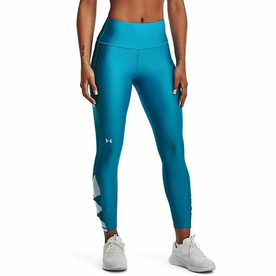 Women's Under Armour HeatGear® Ankle Leggings Gray Ghost 7 Women's Under Armour HeatGear® Ankle Leggings Gray Ghost - Image 7