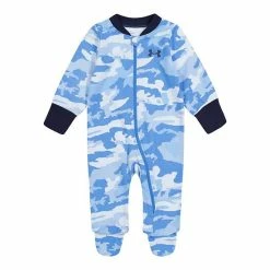 Baby Boy Under Armour Blue Camo Print Sleep & Play