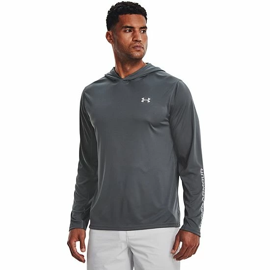 Men's Under Armour Drift Tide UA Tech™ Knit Performance Hoodie Tent 1 Men's Under Armour Drift Tide UA Tech™ Knit Performance Hoodie Tent