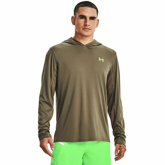 Men's Under Armour Drift Tide UA Tech™ Knit Performance Hoodie Tent 8 Men's Under Armour Drift Tide UA Tech™ Knit Performance Hoodie Tent - Image 8