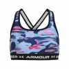 Girls 7-16 Under Armour Printed Crossback Sports Bra Black