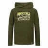 Boys 4-7 Under Armour Logo Twist Hooded Tee Marine Od Green