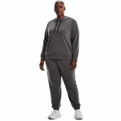 Plus Size Under Armour Rival French-Terry Fleece Hoodie Jet Gray Mod Gray 15 Plus Size Under Armour Rival French-Terry Fleece Hoodie Jet Gray Mod Gray -Under Armour SHOP unnamed file 6570