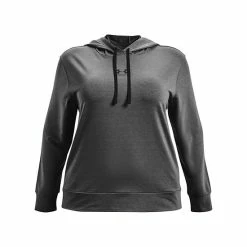 Plus Size Under Armour Rival French-Terry Fleece Hoodie Jet Gray Mod Gray 17 Plus Size Under Armour Rival French-Terry Fleece Hoodie Jet Gray Mod Gray -Under Armour SHOP unnamed file 6572