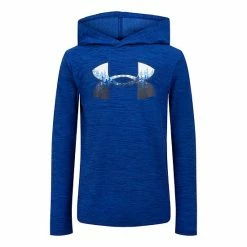 Boys 4-7 Under Armour Logo Twist Hoodie Pitch Gray
