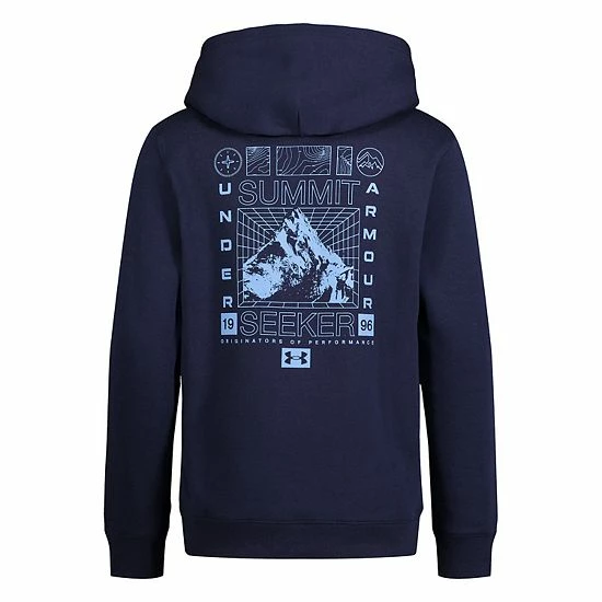 Boys 4-7 Under Armour Off-Grid Back Graphic Pullover Hoodie 2 Boys 4-7 Under Armour Off-Grid Back Graphic Pullover Hoodie - Image 2