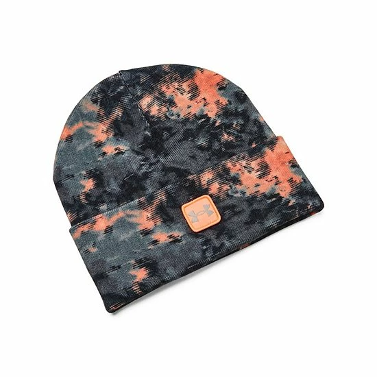 Men's Under Armour Halftime Printed Beanie Fresh Clay 4 Men's Under Armour Halftime Printed Beanie Fresh Clay - Image 4