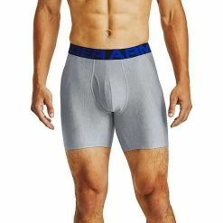 Men's Under Armour 2-pack UA Tech™ 6-inch Boxerjock® Briefs Academy Mod Gray -Under Armour SHOP unnamed file 666