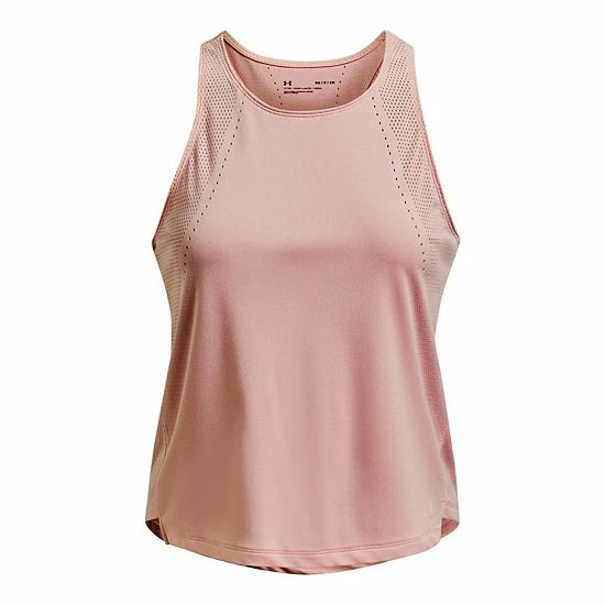 Women's Under Armour Engineered Knit Tank Top Retro Pink 5 Women's Under Armour Engineered Knit Tank Top Retro Pink - Image 5