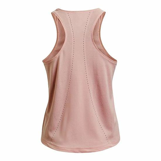 Women's Under Armour Engineered Knit Tank Top Retro Pink 6 Women's Under Armour Engineered Knit Tank Top Retro Pink - Image 6