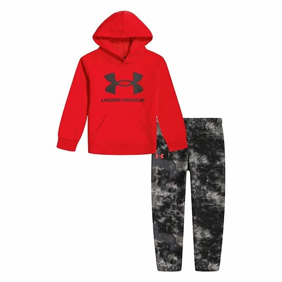 Baby Boys Under Armour Splice Logo Fleece Crewneck And Camo Joggers Set 1 Baby Boys Under Armour Splice Logo Fleece Crewneck And Camo Joggers Set