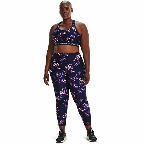 Plus Size Under Armour HeatGear® Printed 7/8 Leggings White White 2 Plus Size Under Armour HeatGear® Printed 7/8 Leggings White White - Image 2