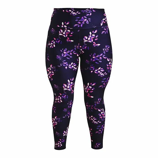 Plus Size Under Armour HeatGear® Printed 7/8 Leggings White White 3 Plus Size Under Armour HeatGear® Printed 7/8 Leggings White White - Image 3