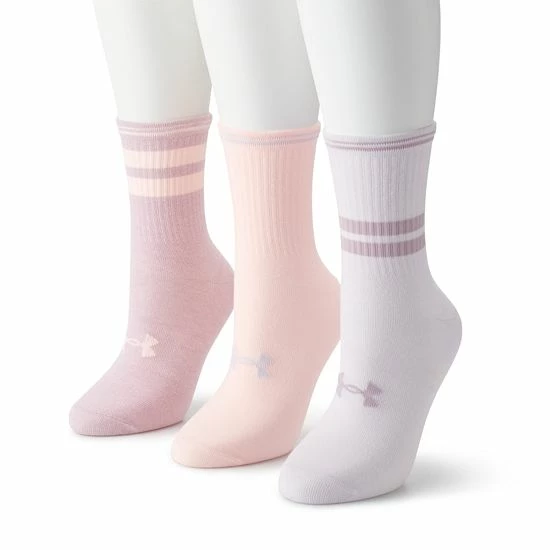 Women's Under Armour 3-Pack Essential Crew Socks Blue Note 6 Women's Under Armour 3-Pack Essential Crew Socks Blue Note - Image 6