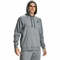 Big & Tall Under Armour Rival Fleece Hoodie 467 Mechanic Blue -Under Armour SHOP unnamed file 681