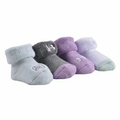 Baby Girl Under Armour 4-Pack Marled Logo Booties Sea Mist -Under Armour SHOP unnamed file 6817