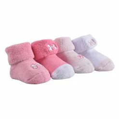 Baby Girl Under Armour 4-Pack Marled Logo Booties Sea Mist -Under Armour SHOP unnamed file 6818