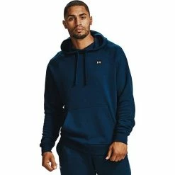 Big & Tall Under Armour Rival Fleece Hoodie 467 Mechanic Blue -Under Armour SHOP unnamed file 682