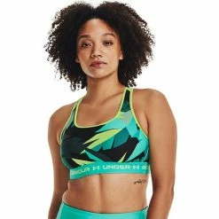 Under Armour Crossback Printed 2.0 Medium-Impact Sports Bra Neptune Print -Under Armour SHOP unnamed file 6821